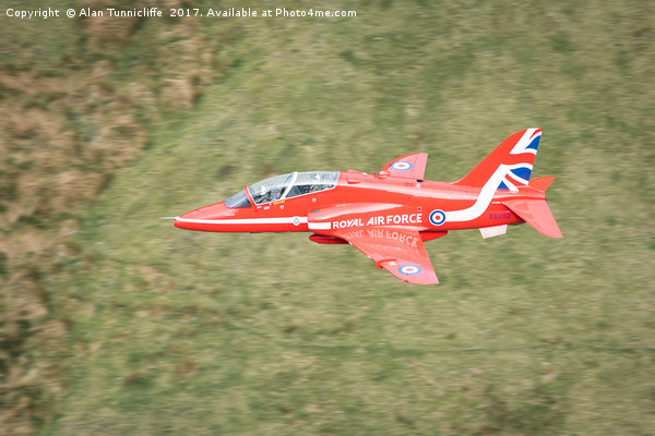 Thrilling Red Arrows Flight Picture Board by Alan Tunnicliffe