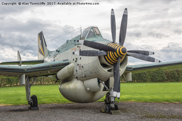 Fairey Gannet AEW.3 XP226 Picture Board by Alan Tunnicliffe