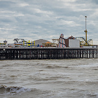 Buy canvas prints of The pier at Brighton by Alan Tunnicliffe