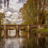 Buy canvas prints of Bridge over the river by Alan Tunnicliffe