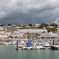 Buy canvas prints of Majestic Torquay Harbour by Alan Tunnicliffe