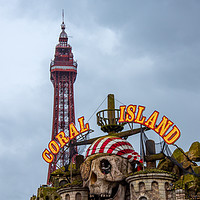 Buy canvas prints of Blackpool Tower by Alan Tunnicliffe
