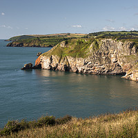 Buy canvas prints of A little bit of Devonshire coast by Alan Tunnicliffe
