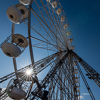 Buy canvas prints of Ferris wheel by Alan Tunnicliffe