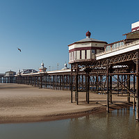 Buy canvas prints of North pier Blackpool by Alan Tunnicliffe