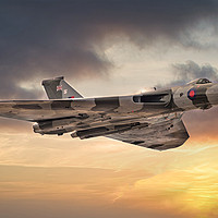 Buy canvas prints of Vulcan Bomber by Alan Tunnicliffe