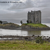 Buy canvas prints of Castle Stalker by Alan Tunnicliffe