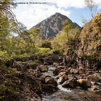 Buy canvas prints of Buachaille Etive Mor by Alan Tunnicliffe