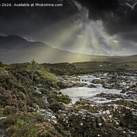 Buy canvas prints of Majestic Stormy Sligachan by Alan Tunnicliffe