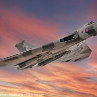 Buy canvas prints of avro vulcan bomber by Alan Tunnicliffe