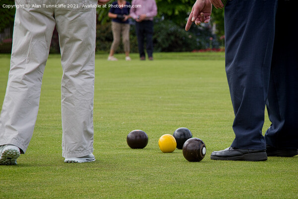 The Battle of Crown Green Bowls Picture Board by Alan Tunnicliffe