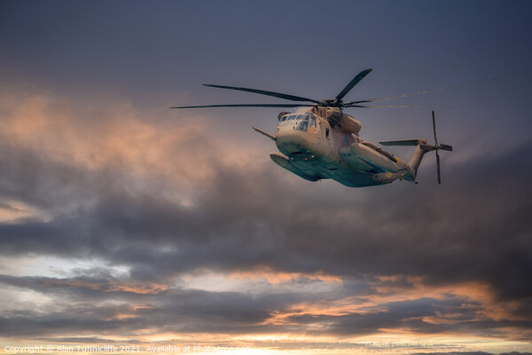 sikorsky ch-53 Picture Board by Alan Tunnicliffe