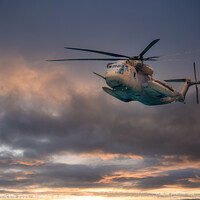 Buy canvas prints of sikorsky ch-53 by Alan Tunnicliffe