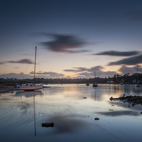 Buy canvas prints of Red Wharf Bay Sunset by Christine Smart