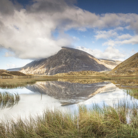 Buy canvas prints of Pen yr Ole Wen Reflections by Christine Smart