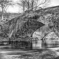 Buy canvas prints of The Old Stone Bridge by Christine Smart