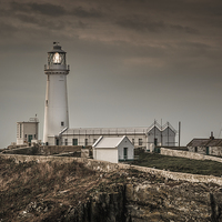 Buy canvas prints of Early Evening at SouthStack Lighthouse by Christine Smart