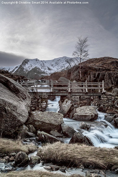 Icy Waters at Rhaeadr Idwal Picture Board by Christine Smart