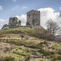Buy canvas prints of Dolwyddelan Castle a Hilltop Ruin by Christine Smart