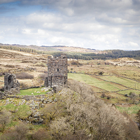 Buy canvas prints of Dolwyddelan Castle a Countryside Vista by Christine Smart