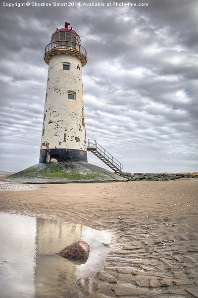  Point of Ayr Lighthouse 2 Picture Board by Christine Smart