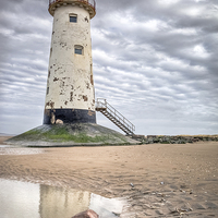 Buy canvas prints of  Point of Ayr Lighthouse 2 by Christine Smart