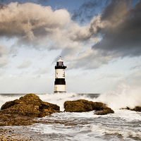 Buy canvas prints of  Penmon Head Lighthouse by Christine Smart