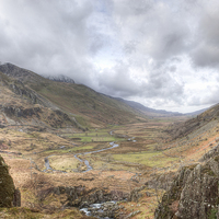 Buy canvas prints of  Nant Ffrancon Valley by Christine Smart