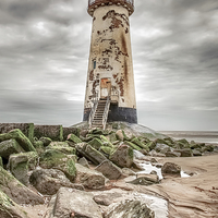 Buy canvas prints of  Point of Ayr Lighthouse by Christine Smart