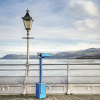 Buy canvas prints of  Lookout Point Bangor Pier by Christine Smart
