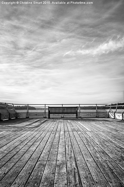  Solitude Bangor Pier Picture Board by Christine Smart
