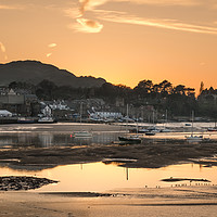 Buy canvas prints of Conwy Harbour Sunset by Christine Smart