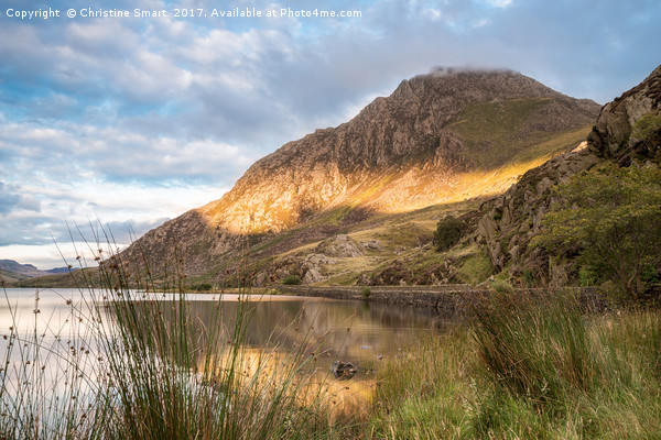 Sunkissed - Tryfan, Snowdonia National Park, Wales Picture Board by Christine Smart