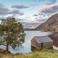 Buy canvas prints of Last Light at Llyn Ogwen, Snowdonia - North Wales by Christine Smart