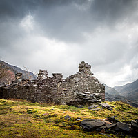 Buy canvas prints of Storm Clouds at Dinorwic Quarry by Christine Smart