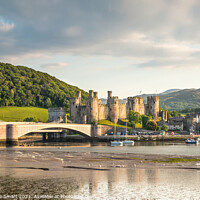 Buy canvas prints of Early Evening at Conwy Castle by Christine Smart