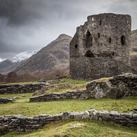 Buy canvas prints of Dolbadarn Castle, Llanberis, Snowdonia - North Wales by Christine Smart