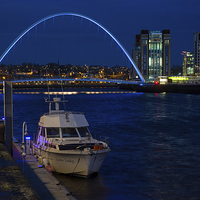 Buy canvas prints of Latin Lady on the Tyne by Ian Clamp