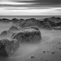 Buy canvas prints of On the rocks by Ian Clamp