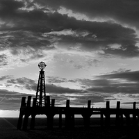 Buy canvas prints of  St Annes Pier by Ian Clamp