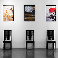 Buy canvas prints of Chairs & frames by Ian Clamp