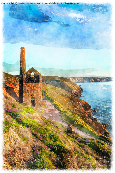 Cornwall Coast Picture Board by Helen Hotson