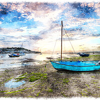 Buy canvas prints of Low Tide at Instow in North Devon by Helen Hotson