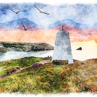 Buy canvas prints of The Pepperpot Painting by Helen Hotson