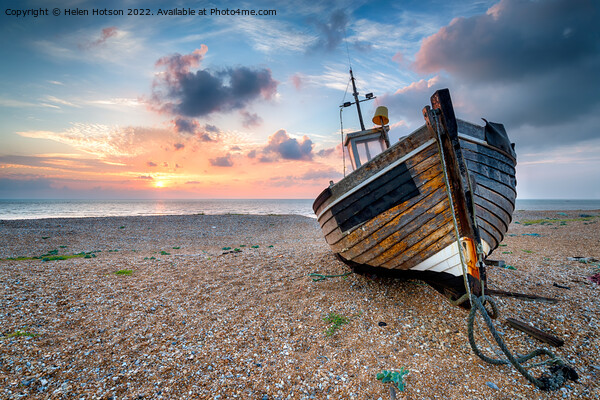 Seaside Sunrise Picture Board by Helen Hotson