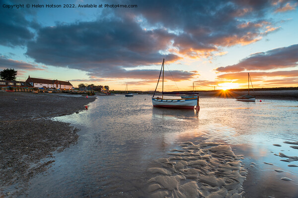 Burnham Overy Staithe Picture Board by Helen Hotson