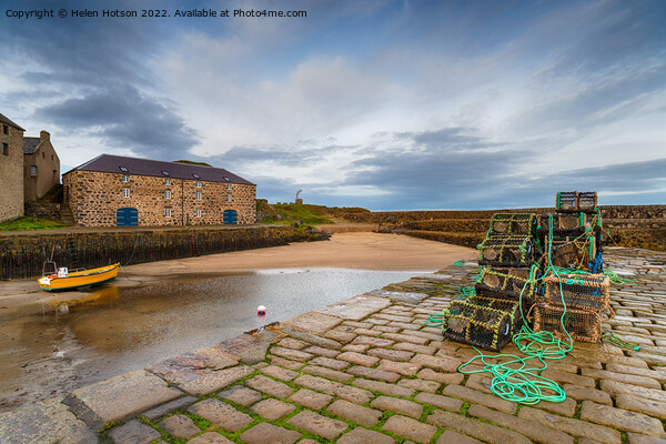 The quay at Portsoy Picture Board by Helen Hotson