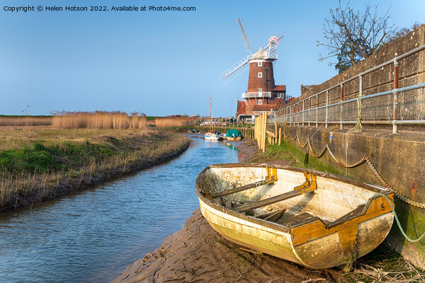 River Glaven at Cley Mill Picture Board by Helen Hotson