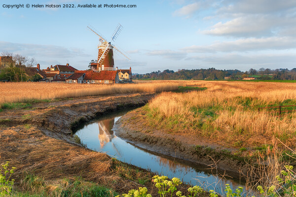 The windmill at Cley next the Sea, Picture Board by Helen Hotson
