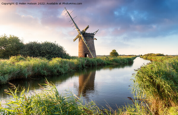 Brograve Windmill Picture Board by Helen Hotson